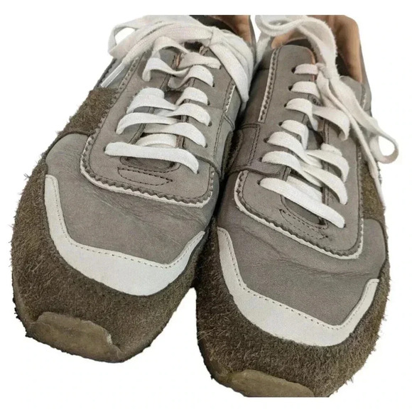 Clarks Gray and Brown Sneakers - Picture 8 of 10